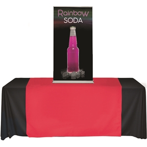 Vinyl Graphic 24 x 68"; Viewable area 24" X 60"