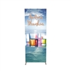 X-Banner Model C with Vinyl Graphic Size 24" x 63