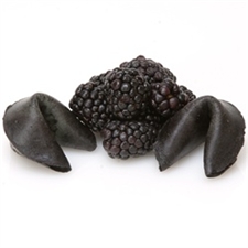 Black Raspberry Flavored Fortune Cookie - Personalized Fortune Cookies in gourmet flavors