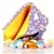 This Easter Gigantic fortune cookie is chocolate covered and decorated with pastel sprinkles for springing into spring.