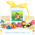 This Easter gift box of colored fortune cookies is perfect for your favorite easter bunny.