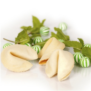 Flavored Fortune Cookie Cookies in a Refreshing White Peppermint