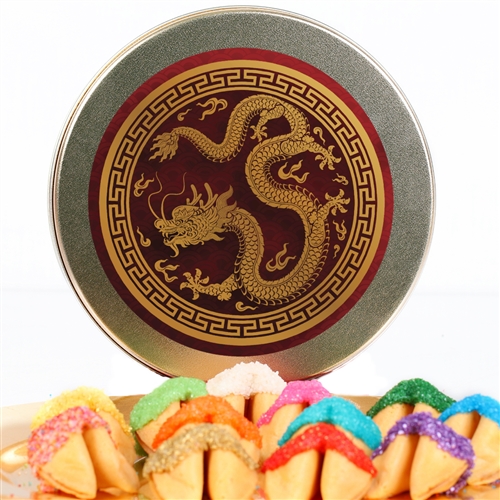 This 2024 Chinese New Year Fortune Cookie gift is a sweet treat for the Year of the Dragon.