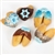 Traditional vanilla fortune cookies covered in chocolate and hand decorated with Hanukkah stars and sprinkles.