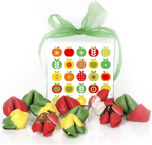 Apples for the teacher? Nah! Lets be different with apple flavored fortune cookies as gifts for teacher.