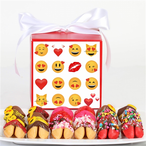 Chocolate covered fortune cookies are the perfect valentine's day gift for your sweetheart.
