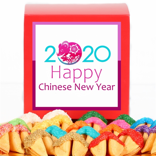 This 2020 Chinese New Year Fortune Cookie gift is a sweet treat