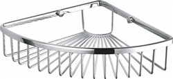 Kube Single Corner Wire Basket - Chrome