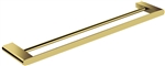 Aqua Chiaro 24" Double Towel Bar - Brushed Gold