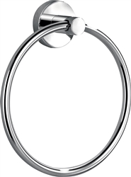 Aqua RONDO Towel Ring - Chrome