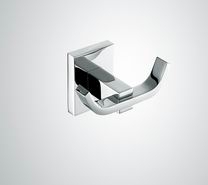 Aqua SQUADRA Double Robe Hook - Chrome