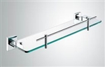 Aqua SQUADRA Glass Shelf - Chrome