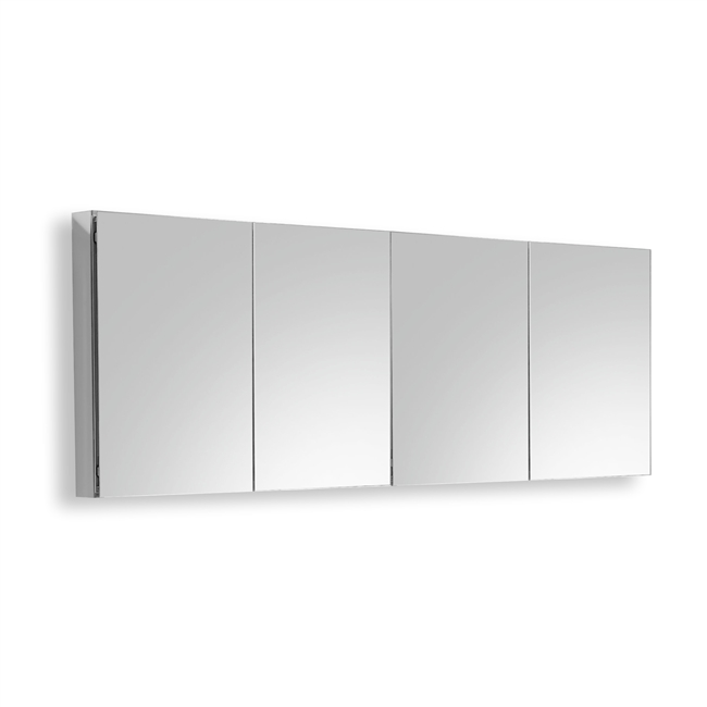 80" Kubebath Medicine Cabinet w/ Mirrors