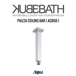 Aqua Piazza by KubeBath 6" Ceiling Bar