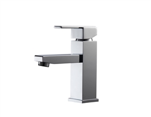 Aqua Piazza Single Lever Bathroom Vanity Faucet - Chrome