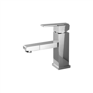 Aqua Piazza Single Lever Bathroom Vanity Faucet - Chrome