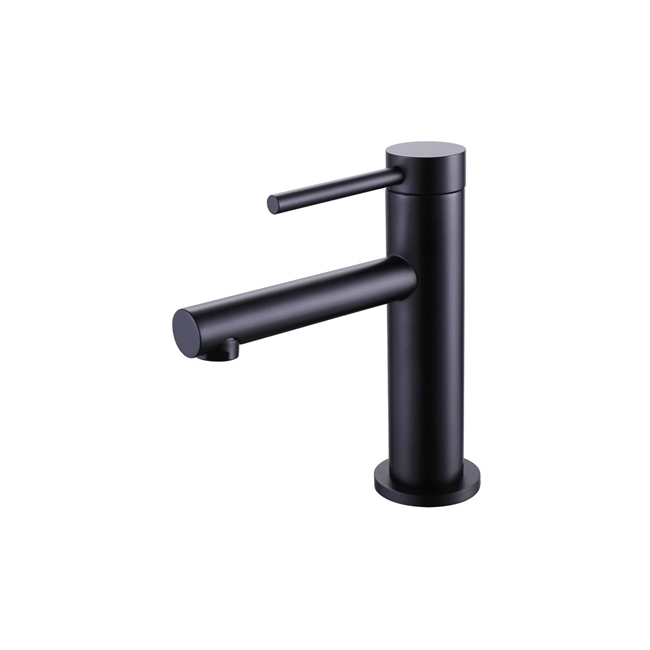 Aqua Legga Single Lever Bathroom Vanity Faucet - Black