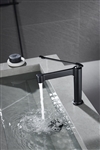 Aqua Mirante Single Lever Bathroom Vanity Faucet - Black
