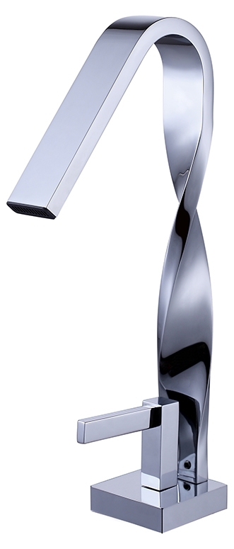 Aqua Riccio Single Designer Lever  Faucet - Chrome