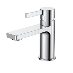 Aqua Sotto Single Lever Wide Spread Bathroom Vanity Faucet - Chrome