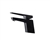 Aqua Siza Single Lever Modern Bathroom Vanity Faucet - Black