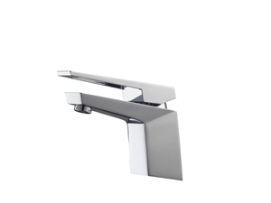 Aqua Siza Single Lever Modern Bathroom Vanity Faucet - Chrome