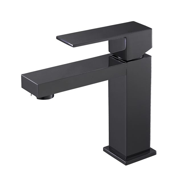 Aqua Kubo Single Lever Bathroom Vanity Faucet - Chrome