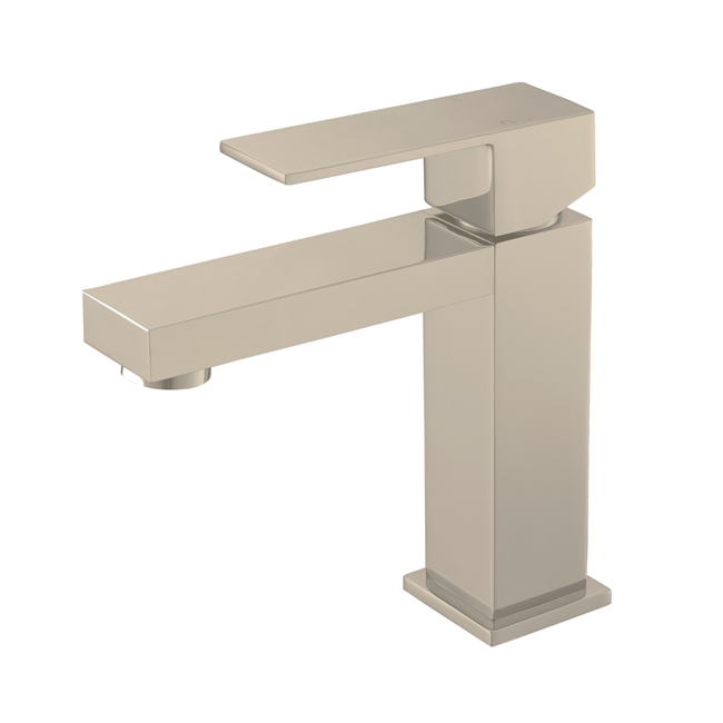 Aqua  Single Lever Bathroom Vanity Faucet - Brushed Nickel