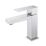 Aqua  Single Lever Bathroom Vanity Faucet - Chrome