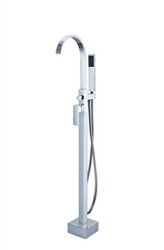 Aqua Floor Mounted Soker Tub Faucet - Chrome