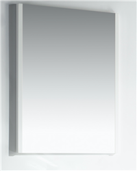 Aqua 22'' Mirror In High Gloss White