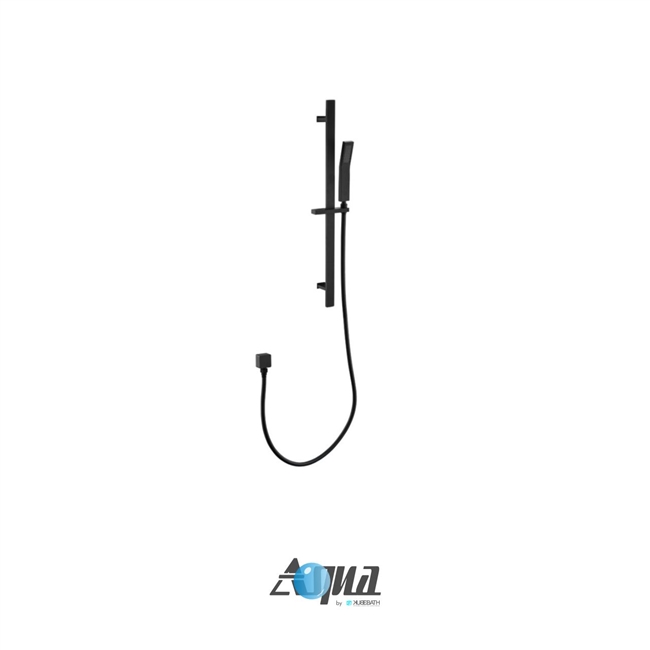 Aqua by KubeBath Sliding Bar - Black