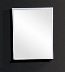 Bliss 22" Wide Mirror w/ Shelve - White Color