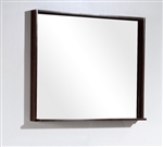 Bliss 34" Wide Mirror w/ Shelf - Walnut