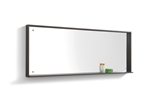 Bliss 80" Wide Mirror w/ Shelf - Gray Oak