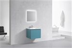 24'' Balli Modern Wall Mount bathroom Vanity - Teal Green