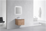 24'' Balli Modern Wall Mount bathroom Vanity - White Oak