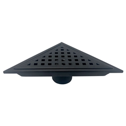 Kube 6.5" Triangle Stainless Steel Pixel Grate - Black