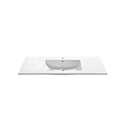 48''x 20.66'' Reinforced Acrylic Composite Sink with Overflow