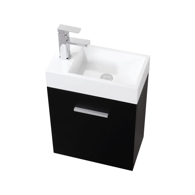 Bliss 18'' Wall Mounted Modern Bathroom Vanity