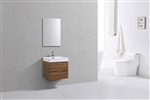 Bliss 24" Gloss Chestnut  Modern Bathroom Vanity