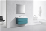 Bliss 36" Teal Green Modern Bathroom Vanity