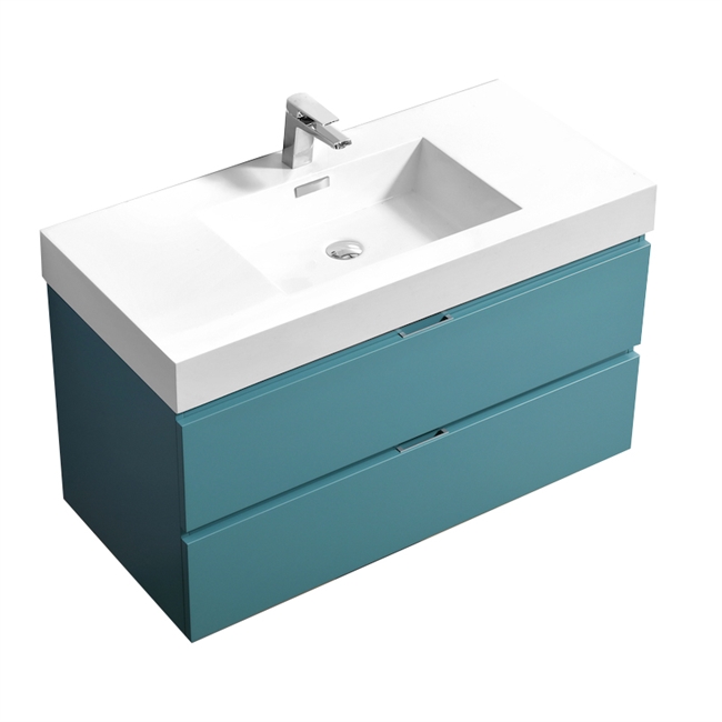 Bliss 40" Teal GreenModern Bathroom Vanity
