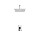 Aqua Piazza Shower Set w/ 20" Ceiling Mount Square Rain Shower Head - <span style="color: rgb(147, 112, 219); "</span>In Stock</div>