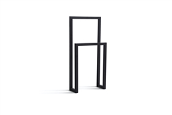 Cisco by KubeBath Free Standing Towel Rack  - Black