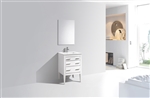 Eiffel 24'' High Gloss White Vanity