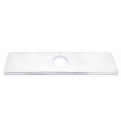 Faucet Hole Cover Deck Plate - Rectangular