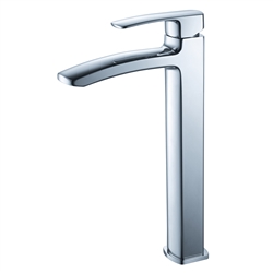 Fresca Fiora Single Hole Vessel Mount Bathroom Vanity Faucet - Chrome