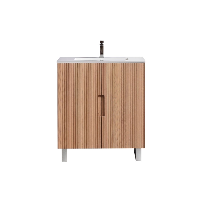 32'' Fiore Free Standing Bathroom Vanity - OAKWOOD