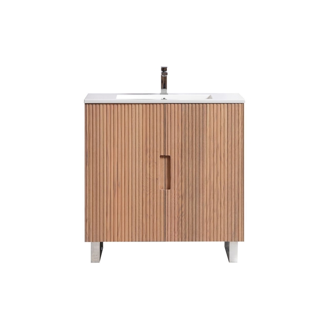 36'' Fiore Free Standing Bathroom Vanity - OAKWOOD